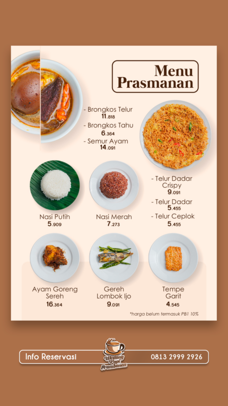 Wedang Kopi Prambanan