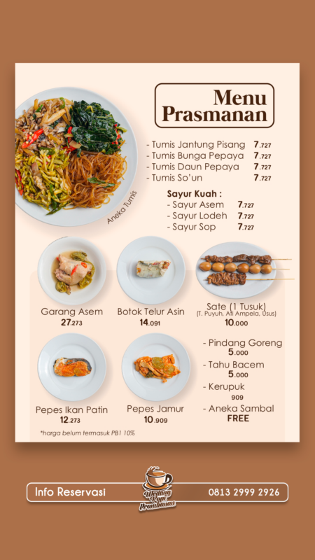 Wedang Kopi Prambanan